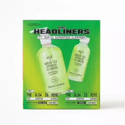 The Headliners Superfood Antioxidant Cleanser Skincare Set